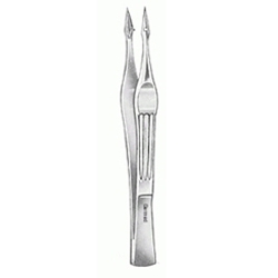 Walter Splinter Forceps, 4 1/4" (10.8 Cm), Curved